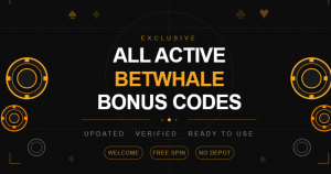BetWhale Bonus Codes for new players
