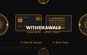 Bank wire & Credit card withdrawals

